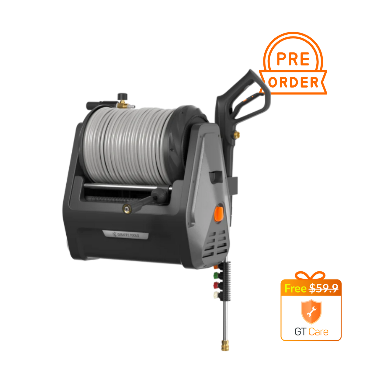 Grandfalls Retractable Pressure Washer Plus+ Features