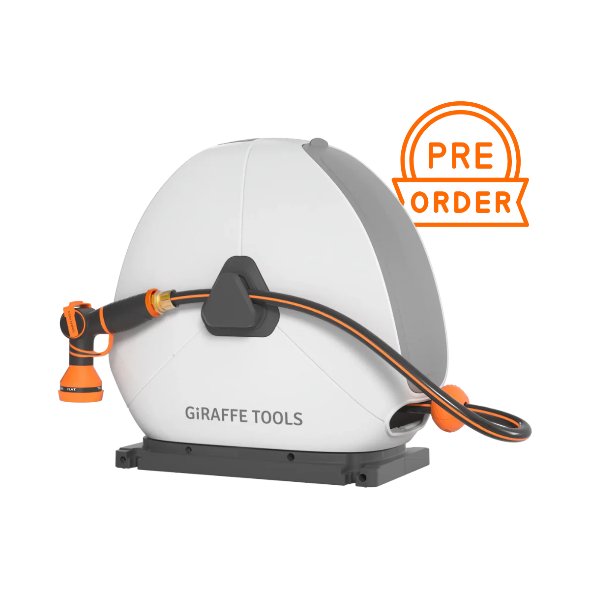 Giraffe Tools Ground-Mounted Retractable Hose Reel