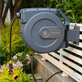 Retractable Garden Hose Reel-1/2in-155ft