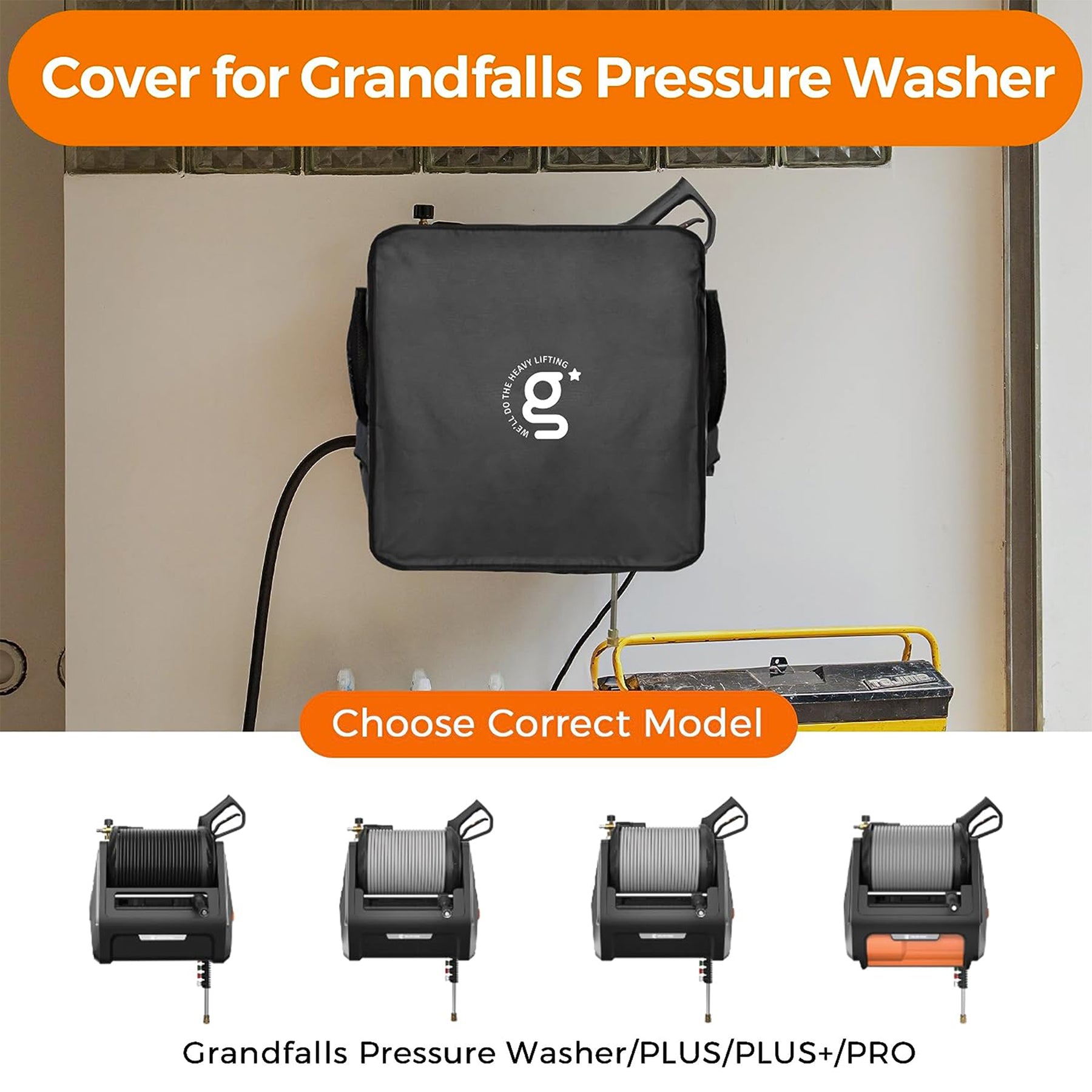 Grandfalls Retractable Pressure Washer Cover