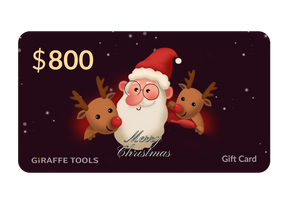 Giraffe Tools Christmas Gift Card