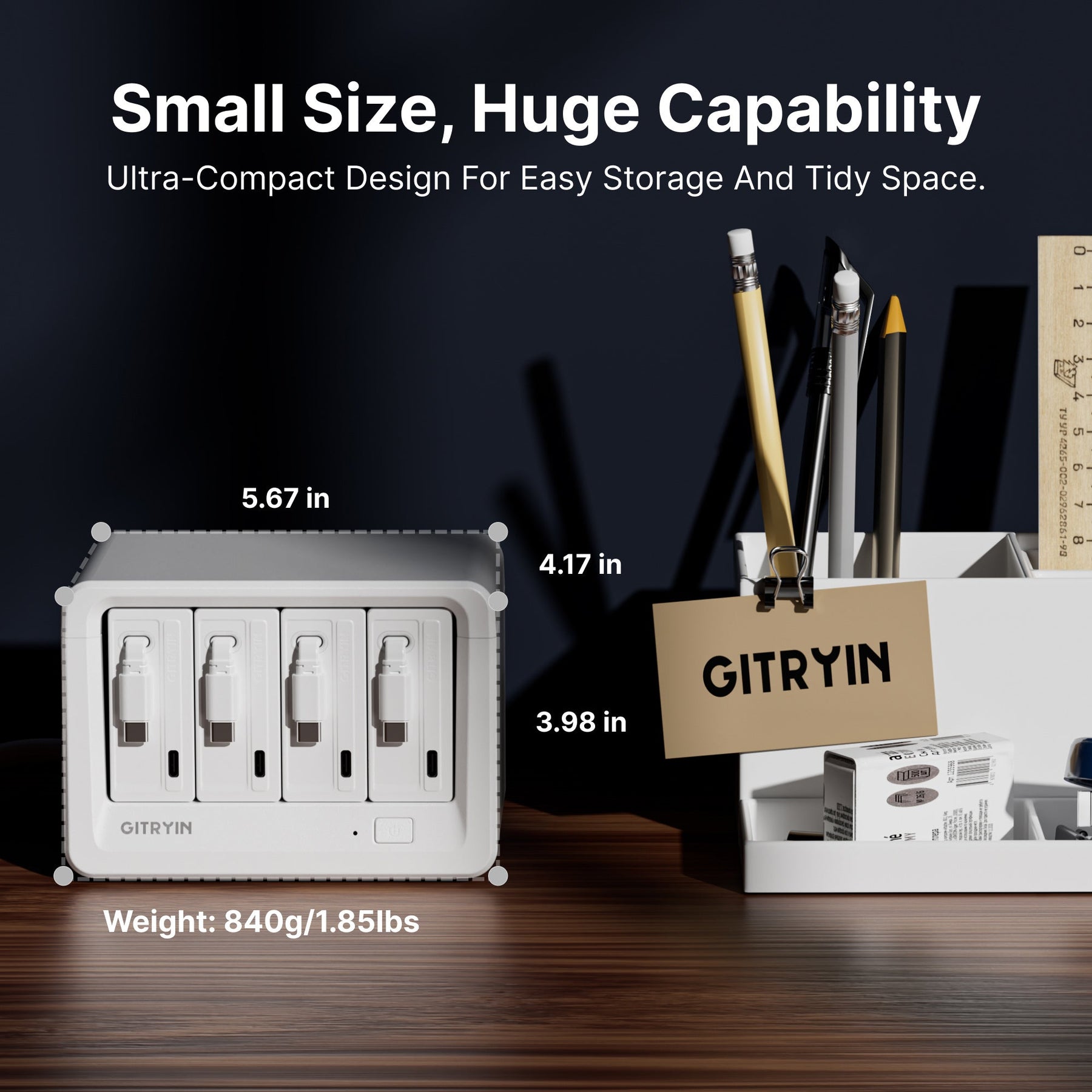 Gitryin Desktop Charging Station 12-in-1 (65W Combo)