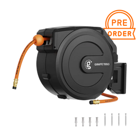Retractable Air Hose Reel-PP Housing-3/8in-50ft
