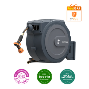 Retractable Garden Hose Reel-5/8in-90ft