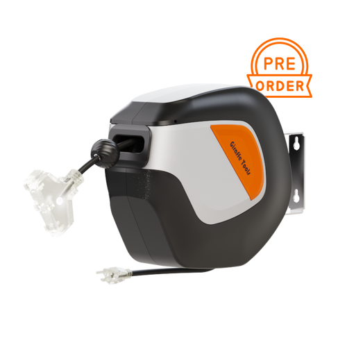 Retractable Extension Cord Reel-50ft-12/16 AWG