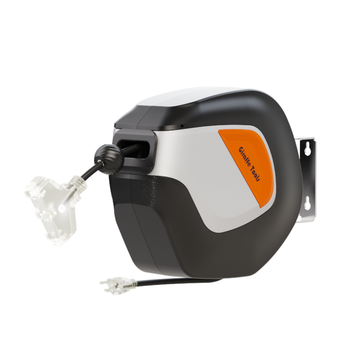 Retractable Extension Cord Reel-50ft-12AWG