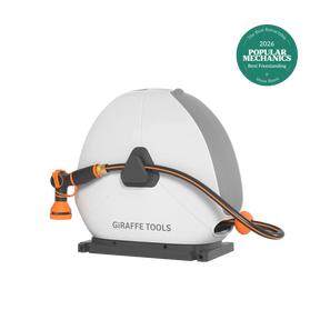 Ground-Mounted Retractable Hose Reel-5/8in-92ft