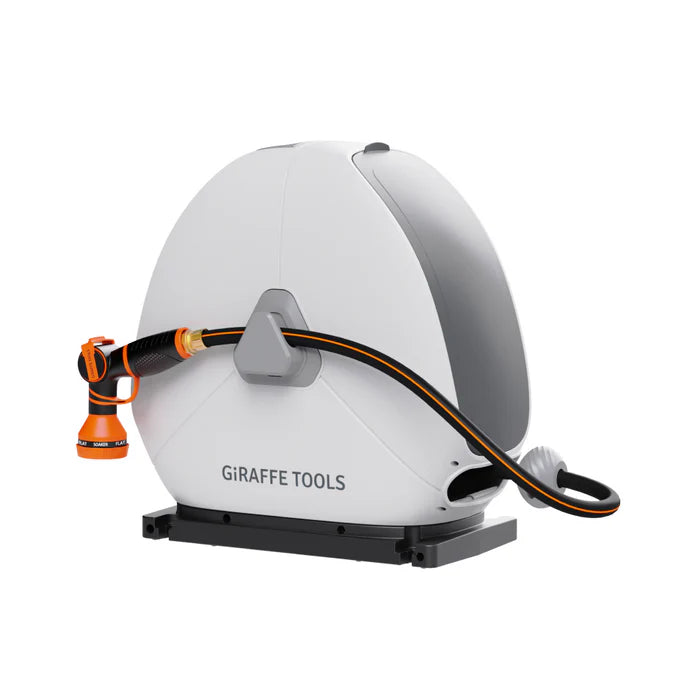 Giraffe Tools Ground-Mounted Retractable Hose Reel