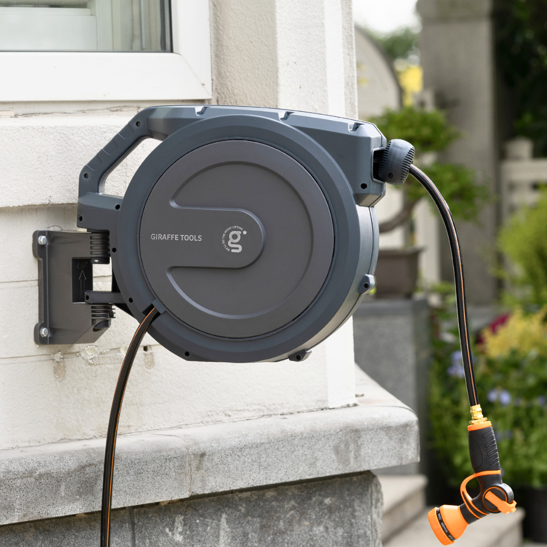 Retractable Garden Hose Reel-1/2in-78ft