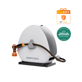 Ground-Mounted Retractable Hose Reel-5/8in-92ft