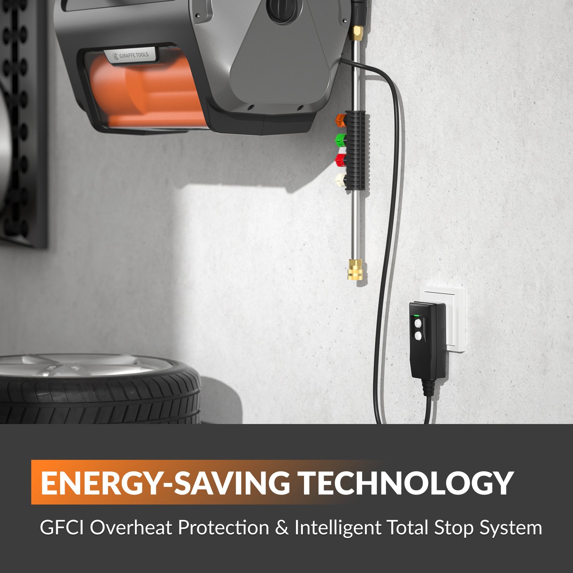 Grandfalls Retractable Pressure Washer PRO Features