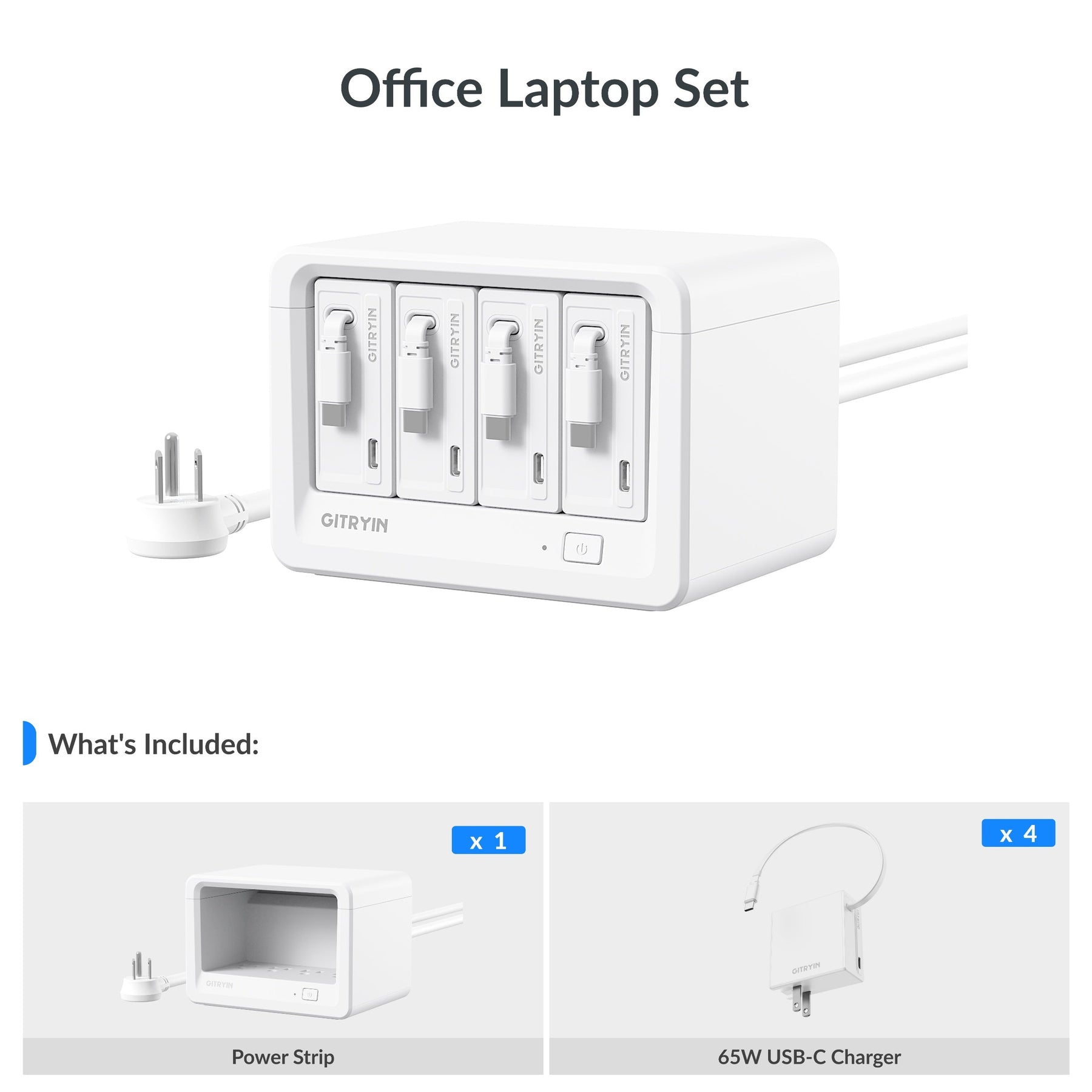 Gitryin Desktop Charging Station 12-in-1 (65W Combo)