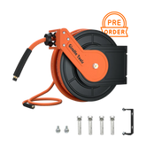 Retractable Air Hose Reel-Alloy Steel Reel-3/8in-50ft