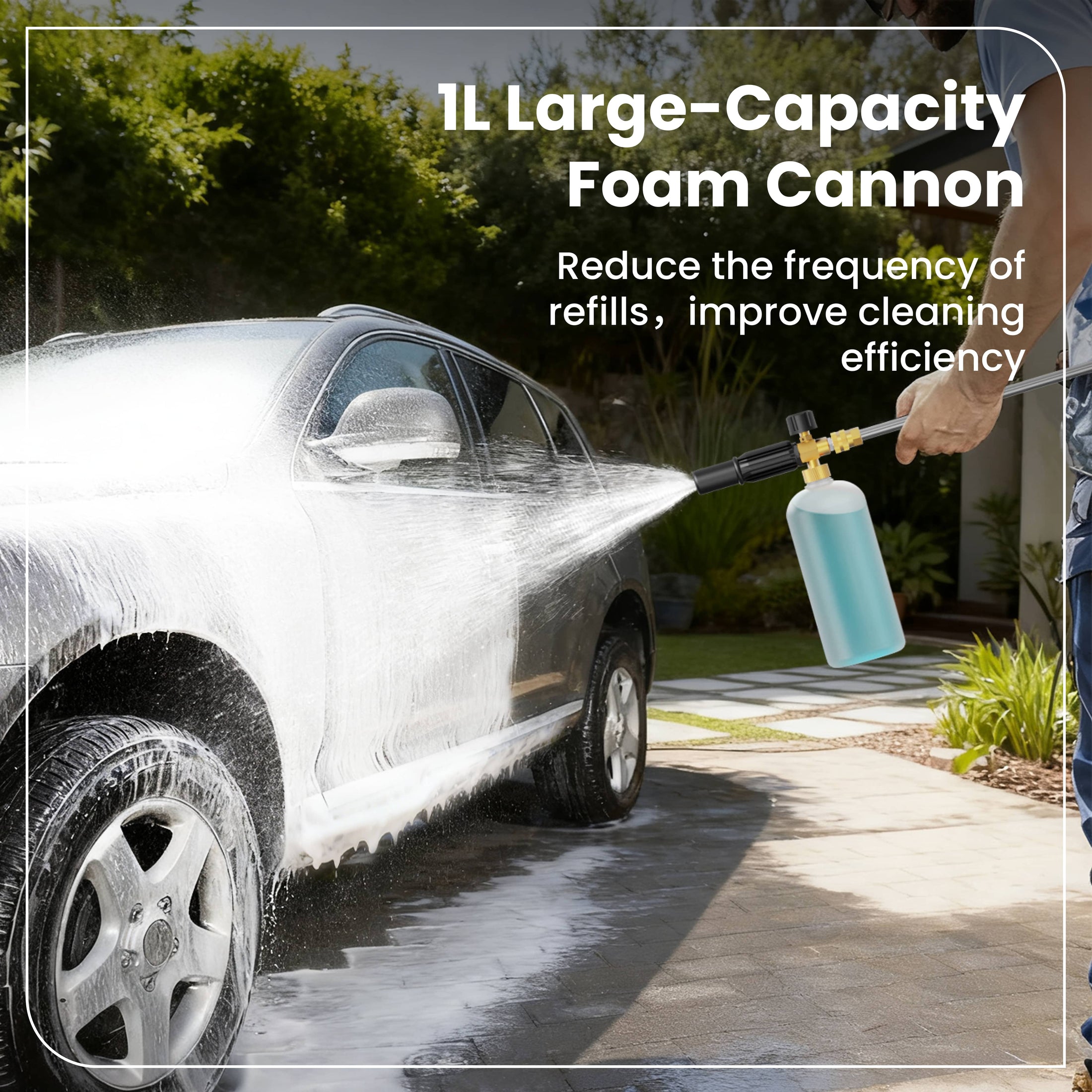 UltraFlow Retractable Pressure Washer 2.6GPM Features