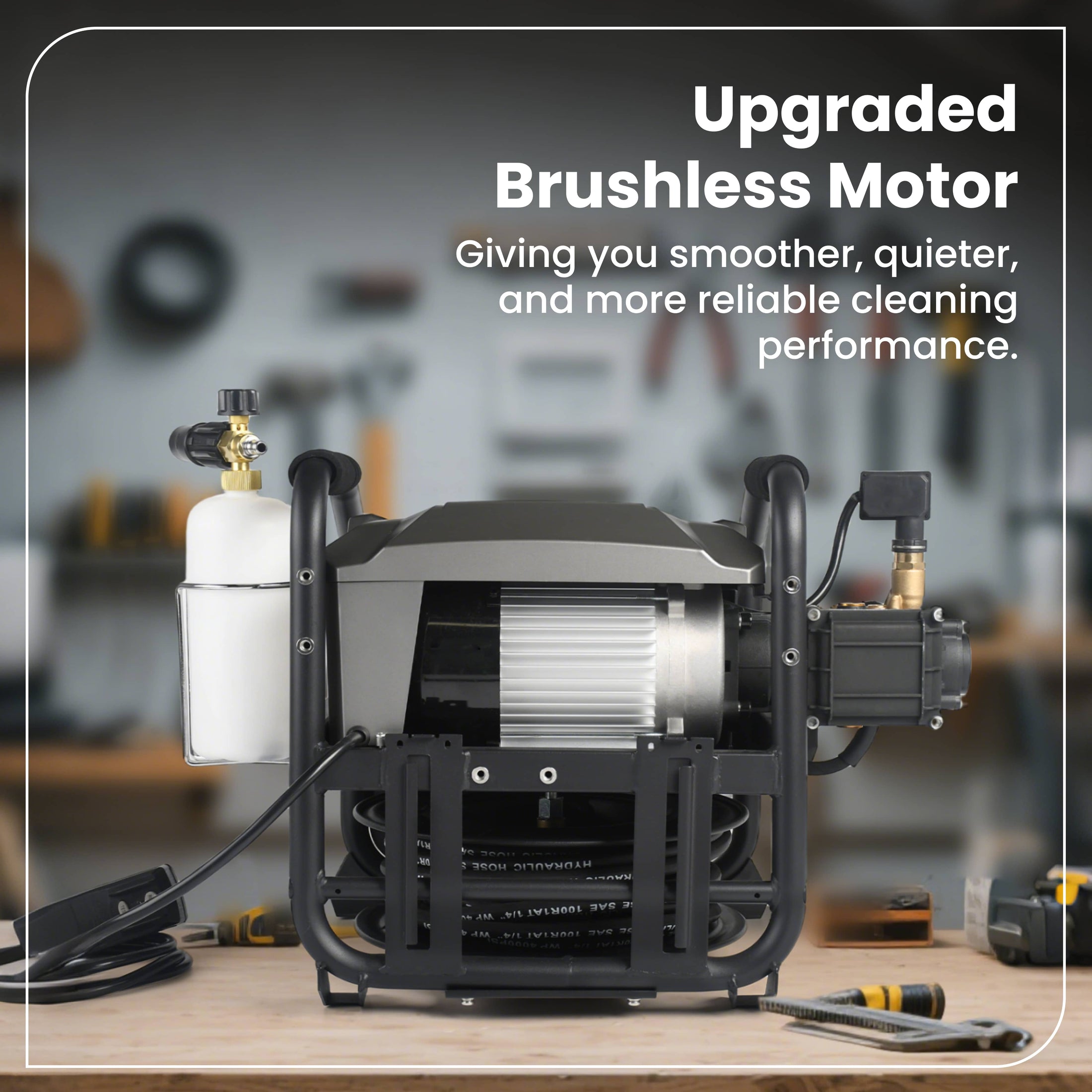 UltraFlow Retractable Pressure Washer 2.6GPM Features