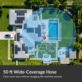 Giraffe Tools Crossfalls Retractable Pressure Washer Max Features – 50 ft retractable kink-free hose for extended reach